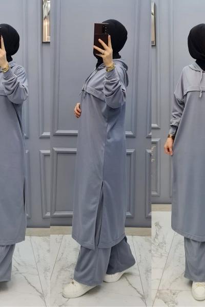 Yeni Model Eşofman Takımım Gri