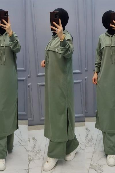 Yeni Model Eşofman Takımım Yeşil