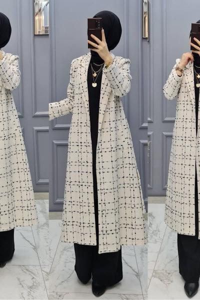 Yeni Model Kaşe Kap Beyaz