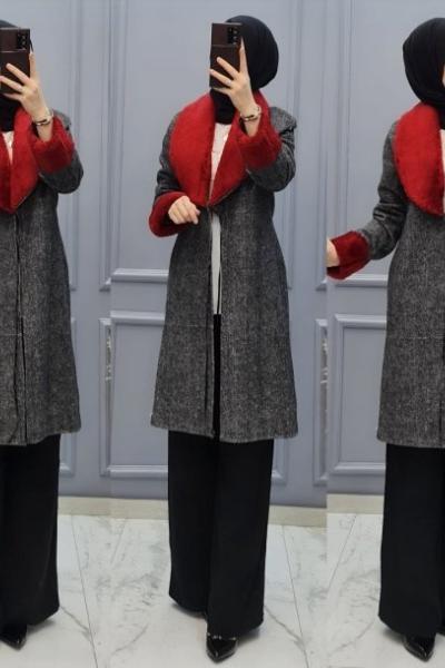 Yeni Model Kaşe Kap Gri