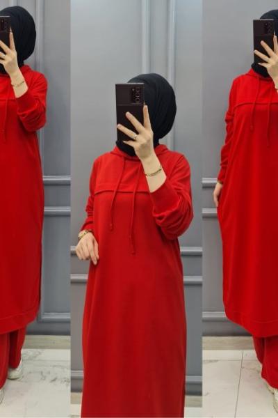 Yeni Model Eşofman Takımım Kırmızı