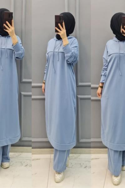 Yeni Model Eşofman Takımım Bebe Mavisi