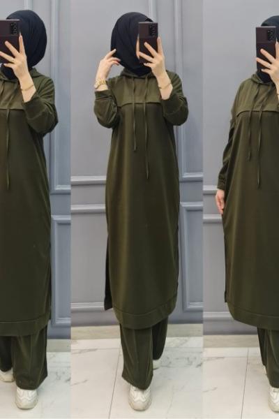 Yeni Model Eşofman Takımım Haki