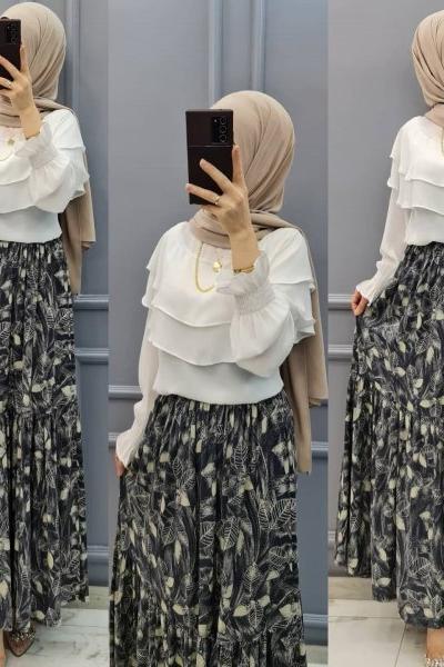 Yeni Model Eteğim  Gri