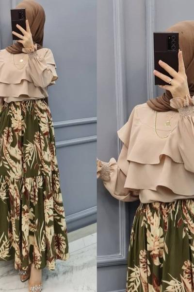 Yeni Model Eteğim  Yeşil