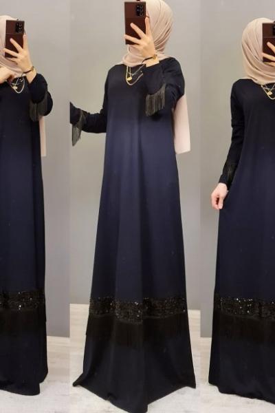 Yeni Model Elbisem  Siyah