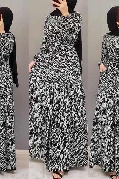 Yeni Model Elbisem Siyah Beyaz