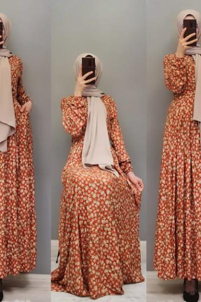 Yeni Model Cepli Elbisem Somon