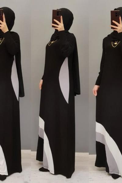 Yeni Model Elbisem Siyah Beyaz