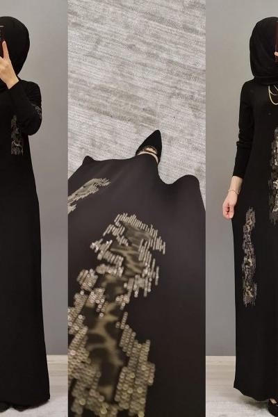 Yeni Model Elbisem  Siyah
