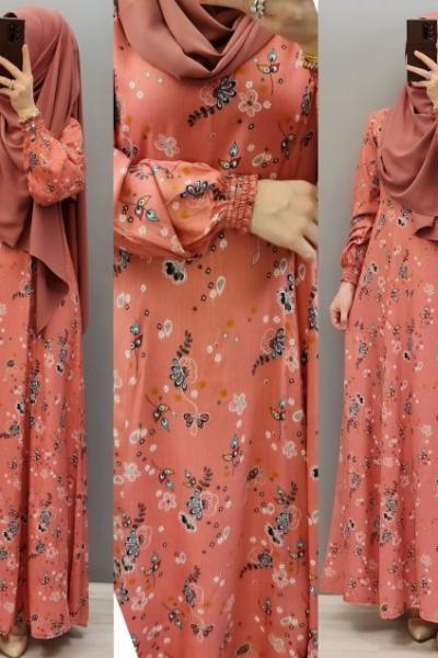 Yeni Model Elbisem  Nar Çiçeği