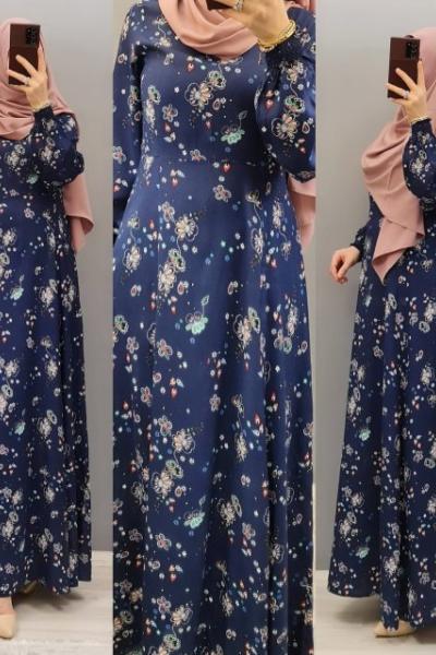 Yeni Model Elbisem  Lacivert