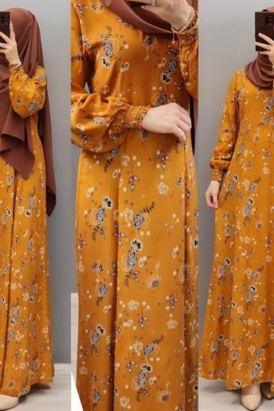 Yeni Model Elbisem  Sarı