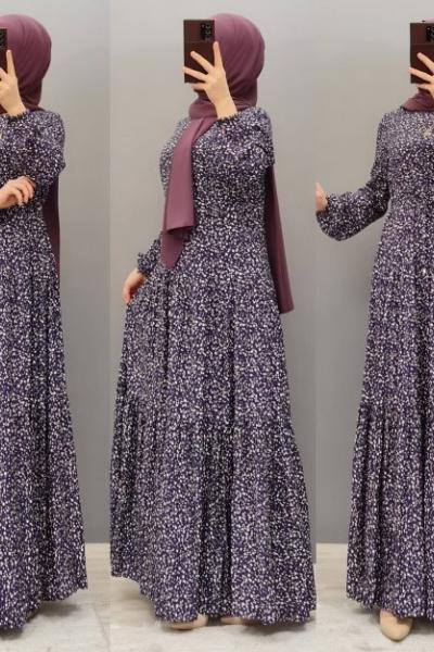 Yeni Model Elbisem Mor