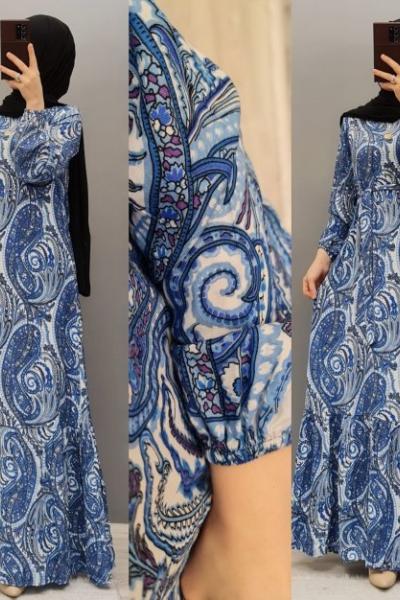 Yeni Model Elbisem Lacivert