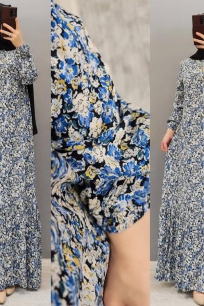 Yeni Model Elbisem Mavi