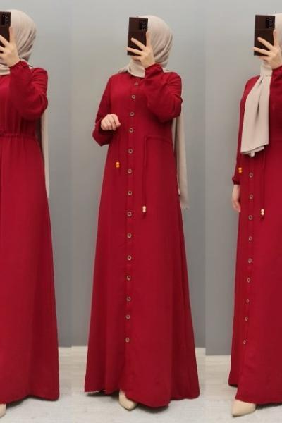 Yeni Model Ayrının Elbisem Kırmızı