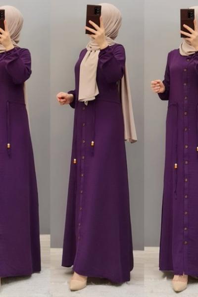 Yeni Model Ayrının Elbisem Mor