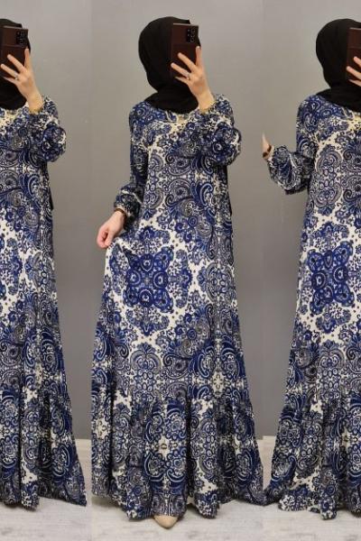 Yeni Model Elbisem Mavi