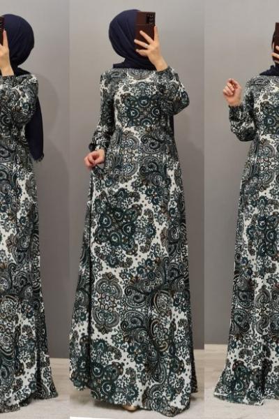 Yeni Model Elbisem  Yeşil