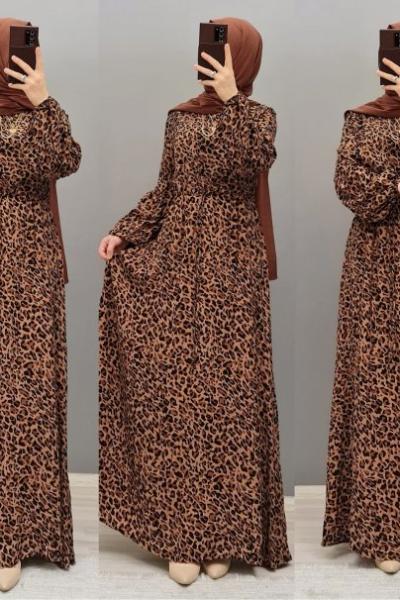 Yeni Model Leopar Elbisem Leopar