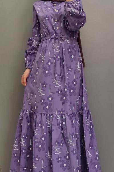 Yeni Model Elbisem Mor