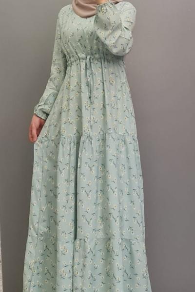 Yeni Model Elbisem Mint Yeşili