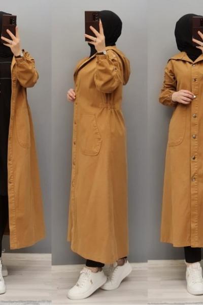 Yeni Model Trenc Kapım Camel