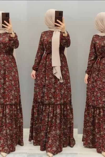 Yeni Model Elbisem Bordo