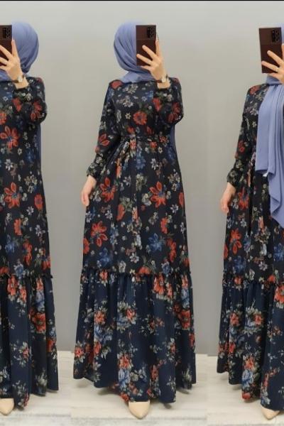 Yeni Model Elbisem Lacivert