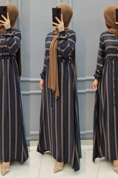 Yeni Model Kışlık Elbisem  Vizon