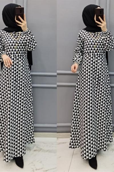 Yeni Model Elbisem Siyah Beyaz