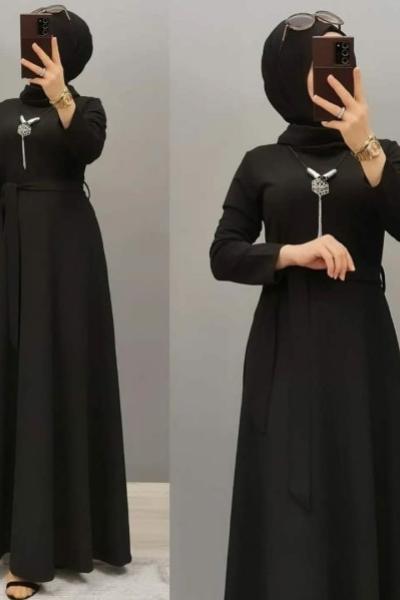 Yeni Model Elbisem  Siyah