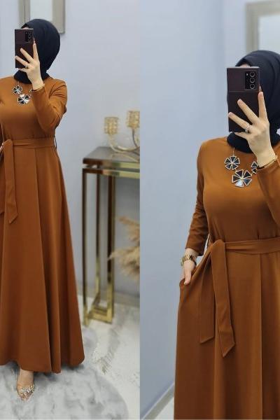 Yeni Model Elbisem  Taba