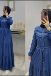 Yeni Model Spor Kot Elbisem koyu lacivert