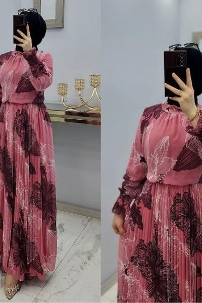 Yeni Model Peri Elbise  Pembe