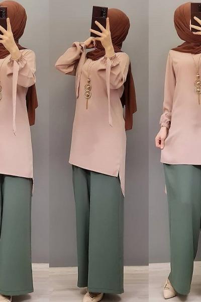 Yeni Model Cepli Pantolonum Petrol Yeşili