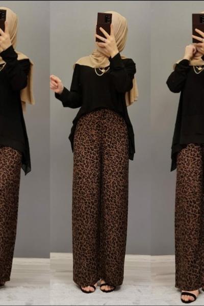 Yeni Model Leopar Pantolonum Leopar