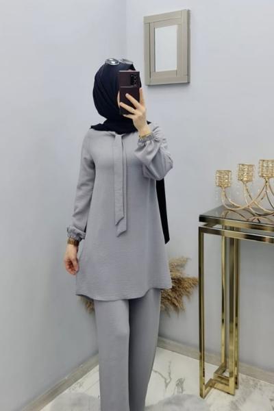 Yeni Model Cepli Pantolonum Gri