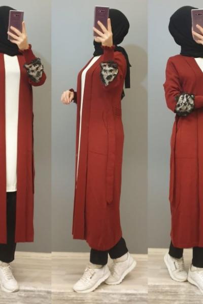 Yeni Model Hırkam Bordo