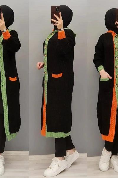 Yeni Model Hırkam Siyah