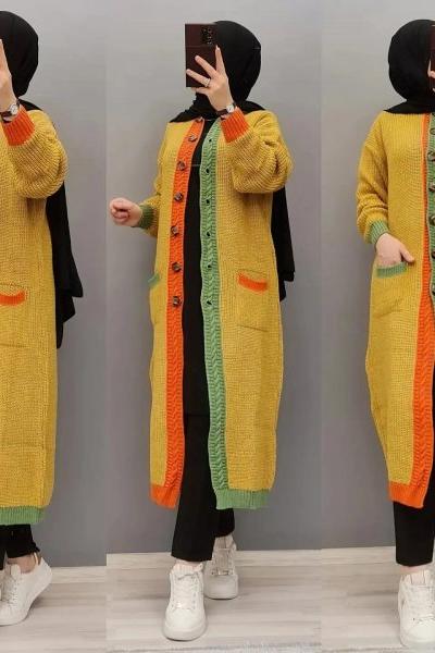 Yeni Model Hırkam Sarı