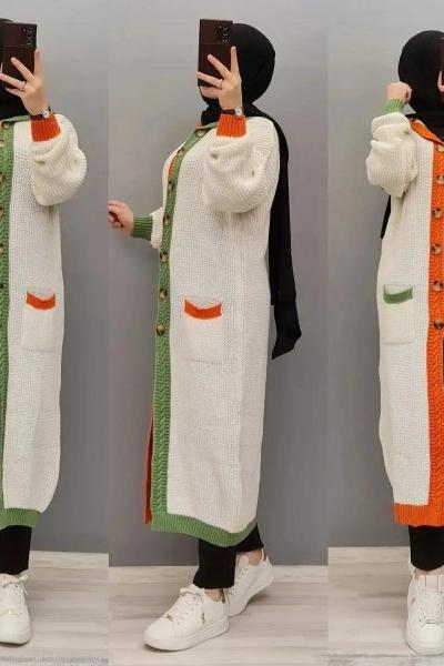 Yeni Model Hırkam Ekru