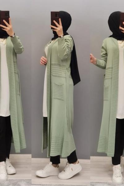 Yeni Model Hırkam Yeşil