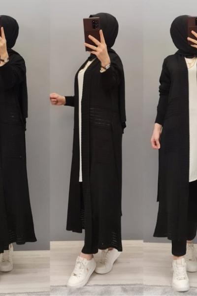 Yeni Model Hırkam Siyah