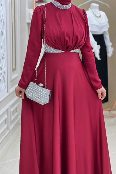 Yeni Sezon Alkım Abiyem Bordo