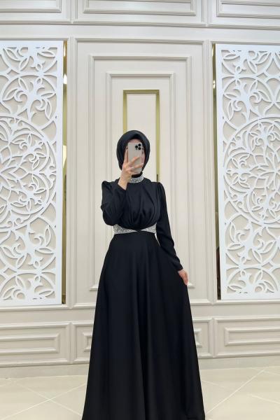 Yeni Sezon Alkım Abiyem Siyah