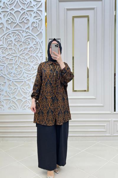 Yeni Sezon 2li Takım  Siyah Kahverengi