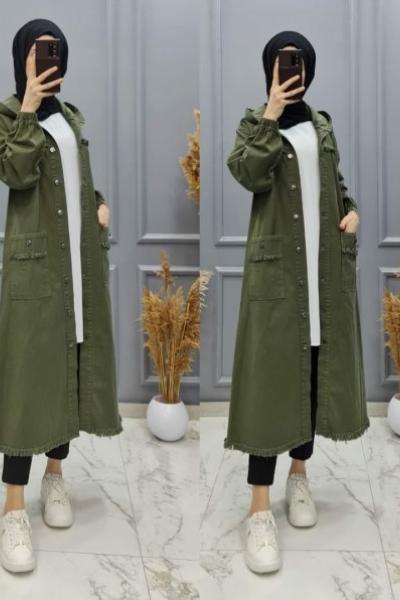 Yeni Trenç Modelim Haki