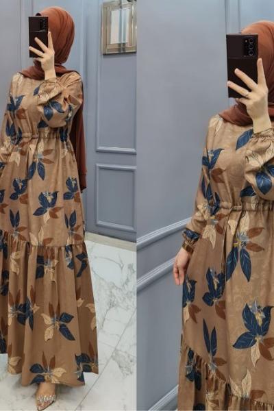 Yeni Yaprak Model Elbisem Vizon